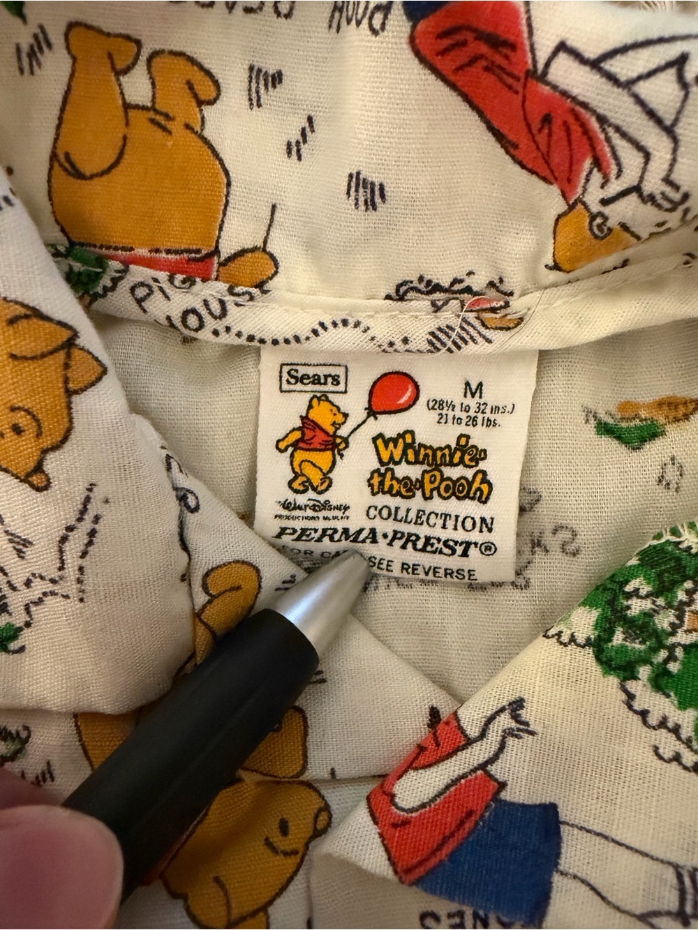 1970s Vintage Disney, Winnie the Pooh Collection, toddler button down shirt - Picture 3 of 11